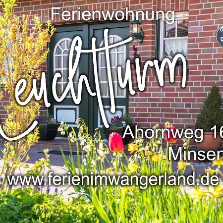 Ferien Im Wangerland Ferienwohnung Leuchtturm Minsen Schillig Hund Pool Sauna Norderaltendeich Exterior photo