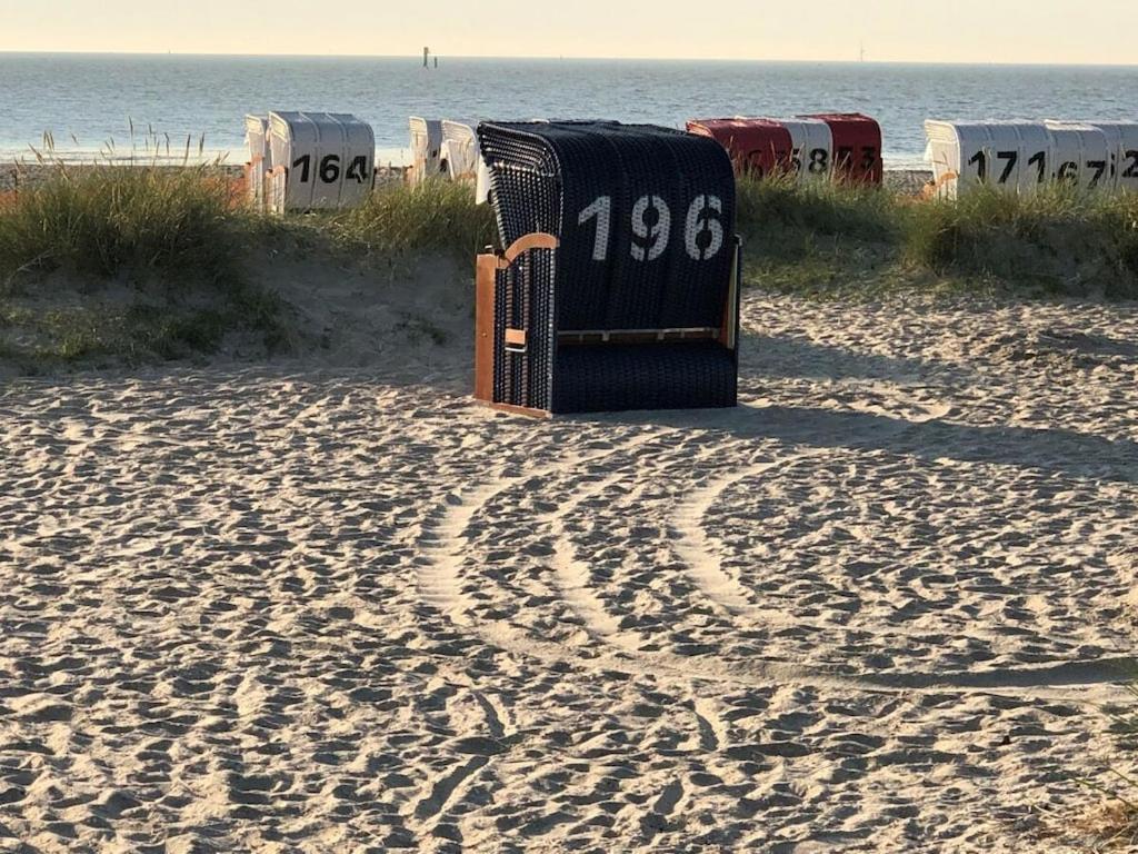 Ferien Im Wangerland Ferienwohnung Leuchtturm Minsen Schillig Hund Pool Sauna Norderaltendeich Exterior photo